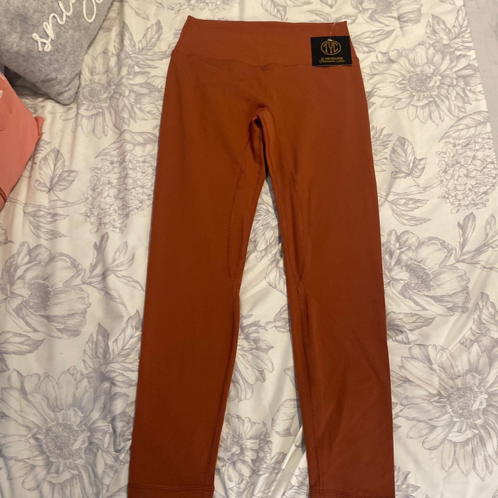 TYC-Til You Collapse Effortless Scrunch Leggings - Copper